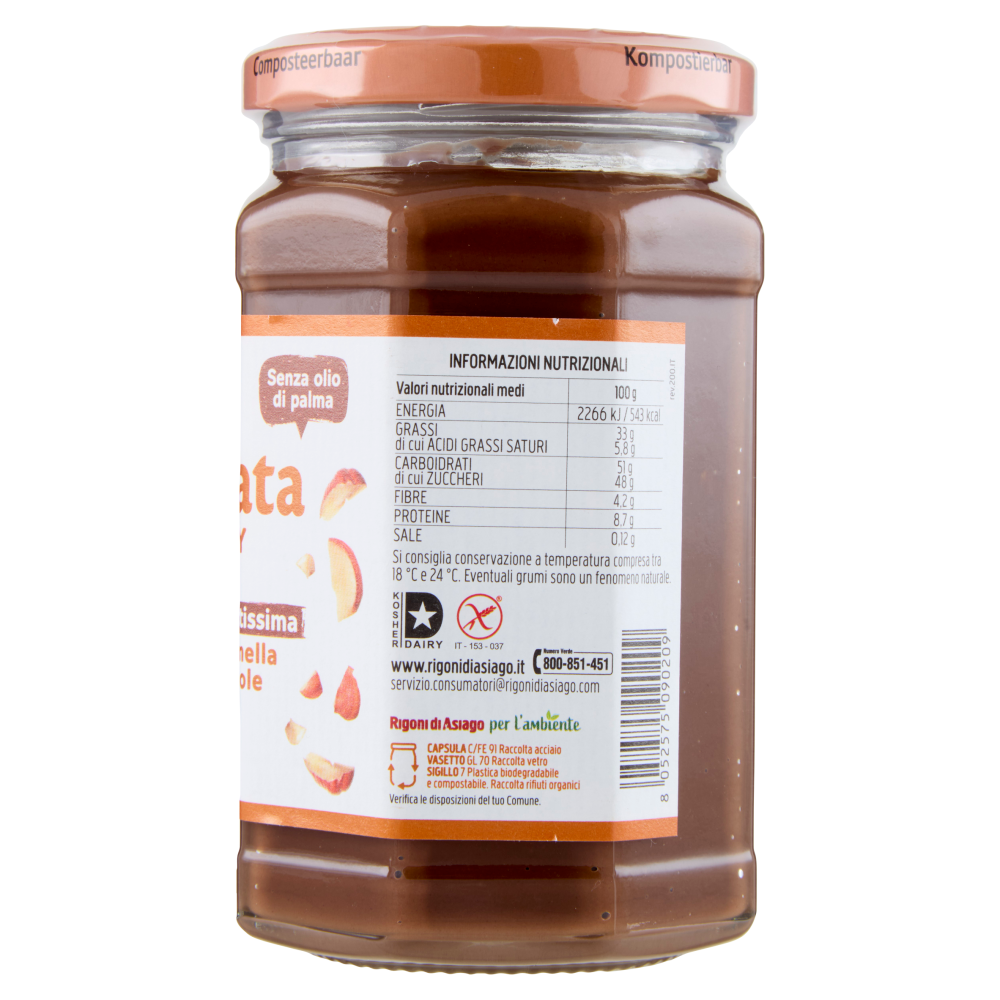 Rigoni di Asiago Nocciolata la Crunchy bio 325 g