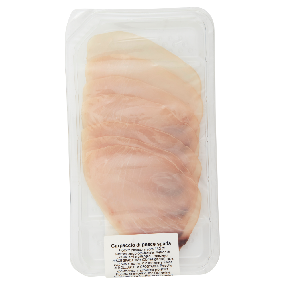 Carpaccio di pesce spada 100 g