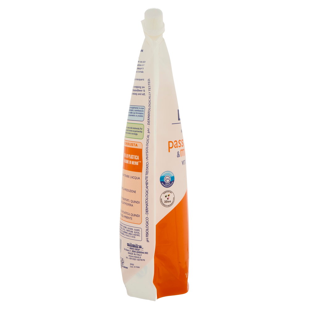 milmil Bagno Doccia passiflora & mandarino Vitalizzante 750 ml