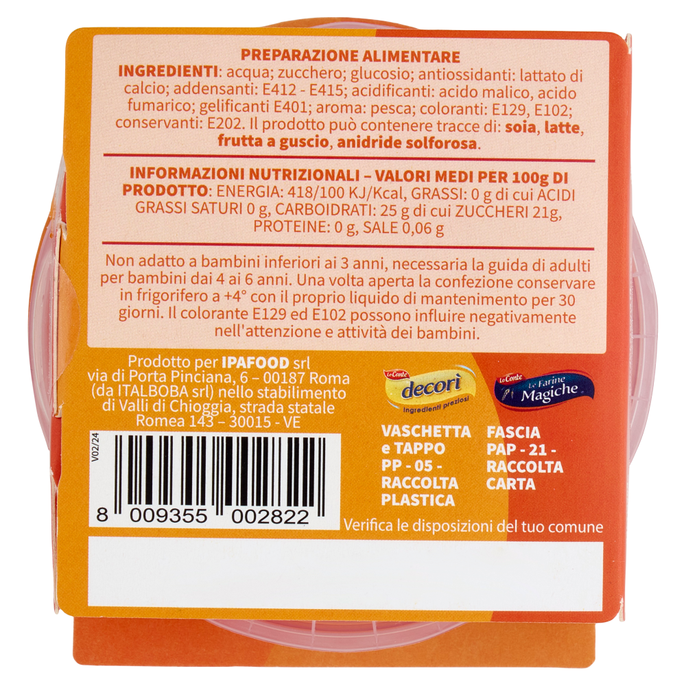 decorì Bubble Top Gusto Pesca 200 g