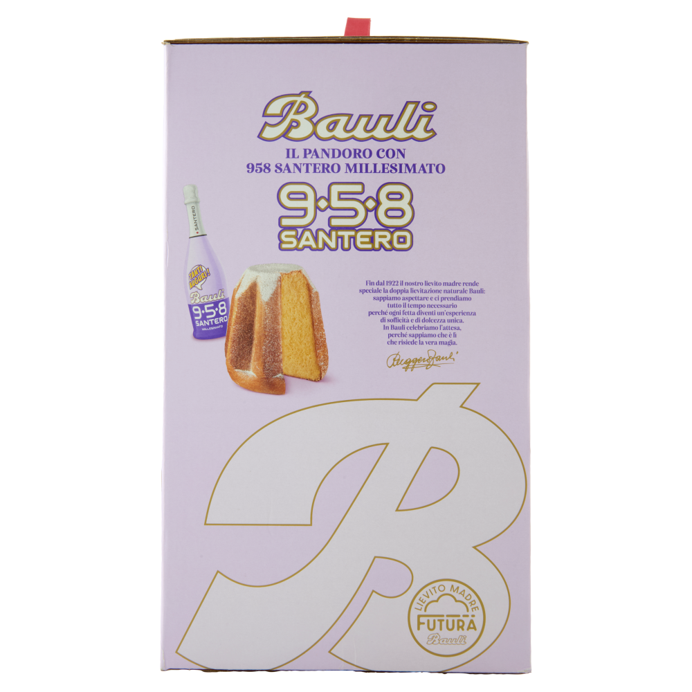 Bauli 958 Santero Pandoro Bauli 700 g + 958 Santero Millesimato 75 cl