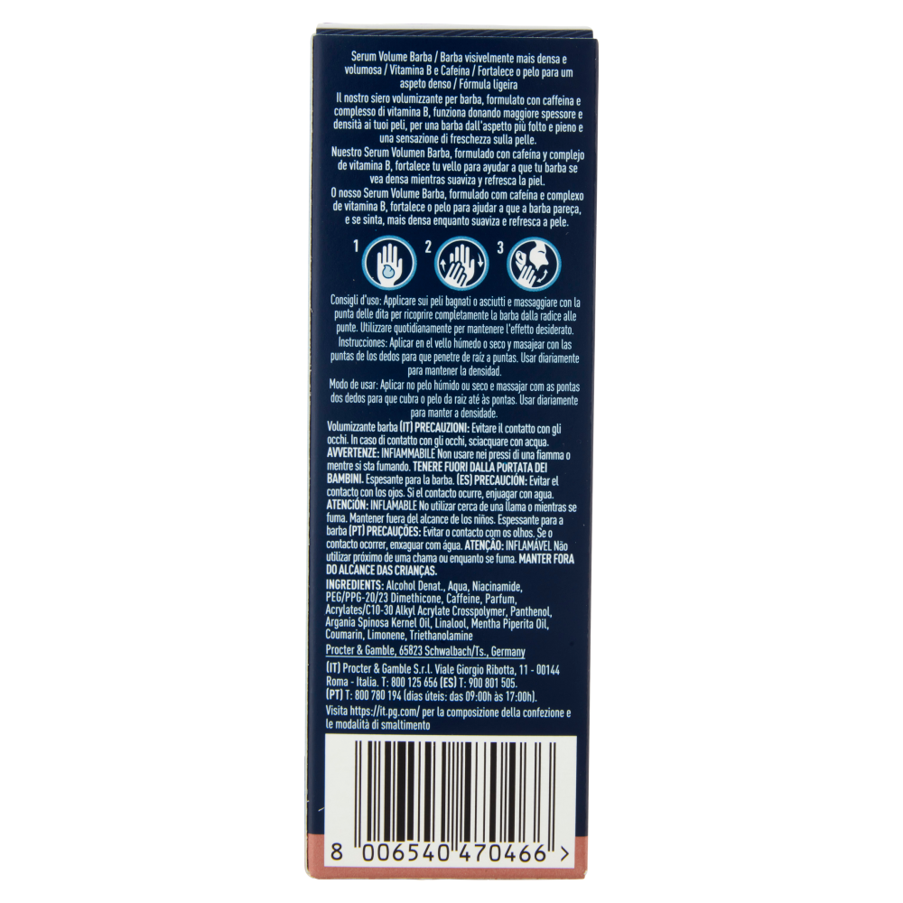 King C Gillette Siero Volumizzante per Barba 50 ml