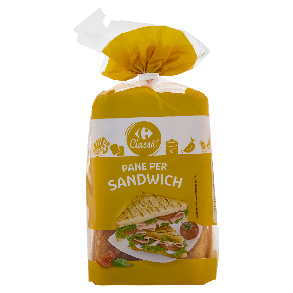 Carrefour Classic Pane per Sandwich 550 g