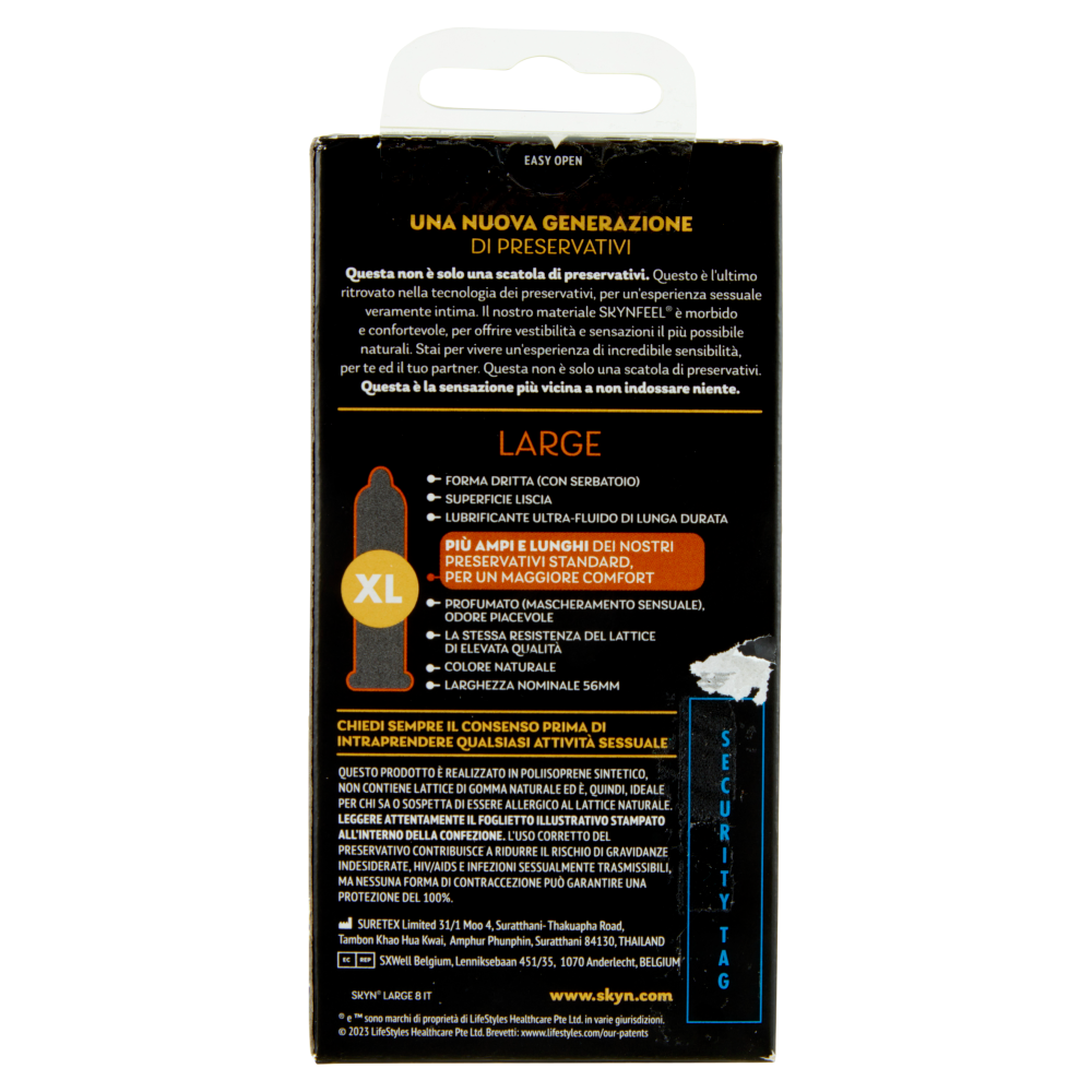 Skyn Large Preservativi Senza Lattice 8 pz