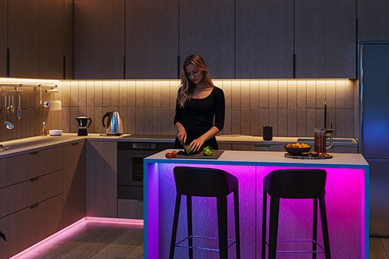 Philips Lamp. G95 LED intell., base E27, 1055 lm