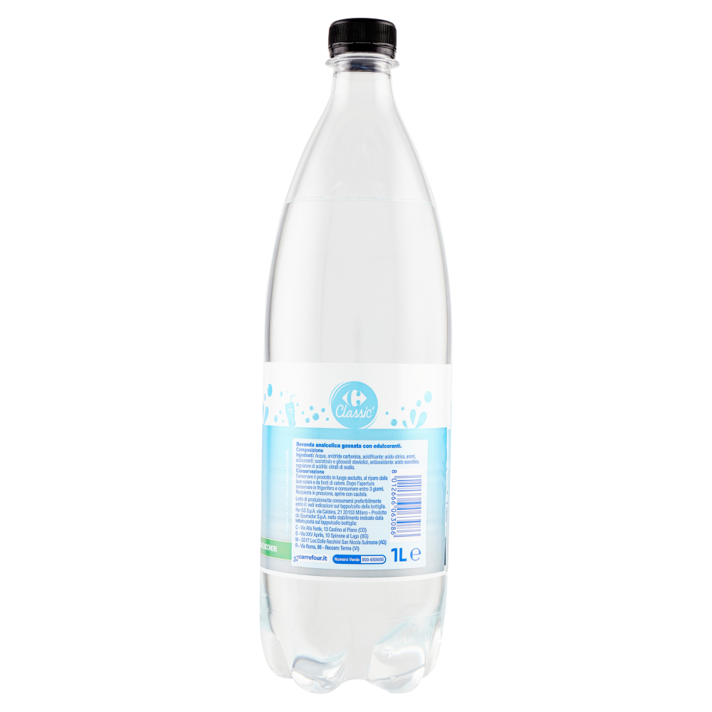 Carrefour Classic Gusto Gassosa zero 1 L
