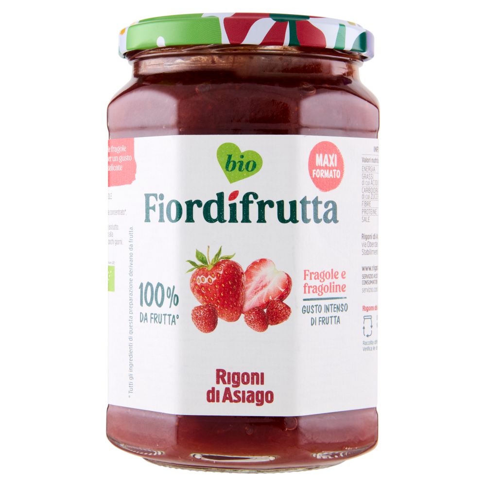 Rigoni di Asiago Fiordifrutta bio Fragole e fragoline 600 g