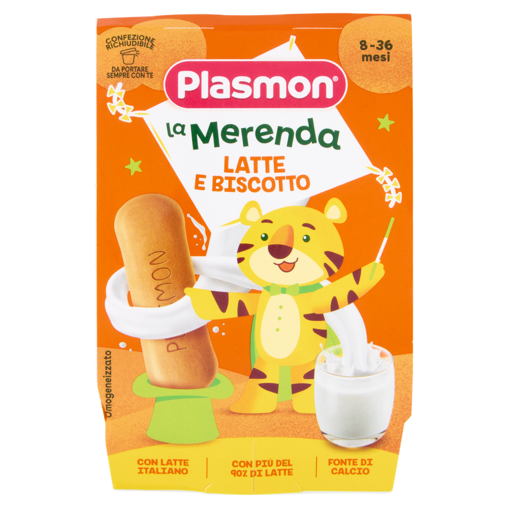 Plasmon la Merenda Latte e Biscotto 2 x 120 g