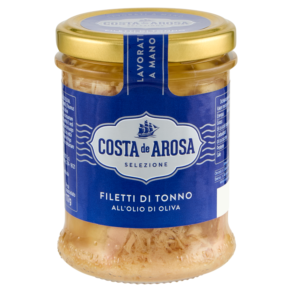 Costa de Arosa Filetti di Tonno all'Olio di Oliva 180 g