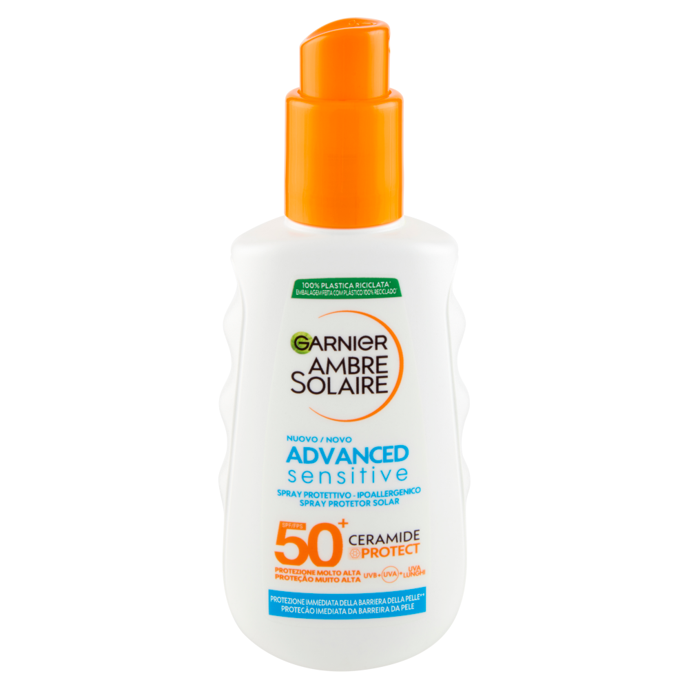 Garnier Ambre Solaire Advanced Sensitive Adulti Spray Ceramide Protect 150 ml