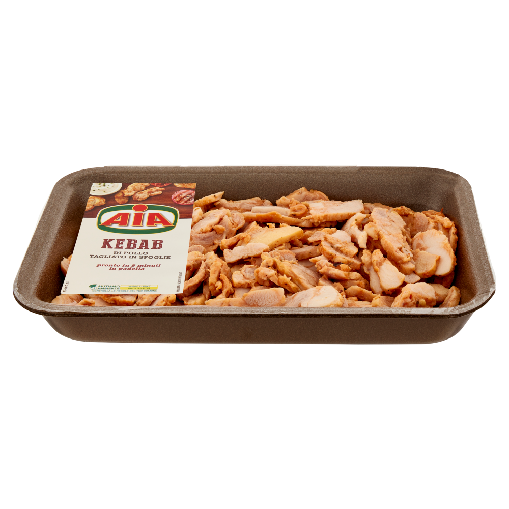 Aia Kebab di Pollo Tagliato in Sfoglie 0,300 kg