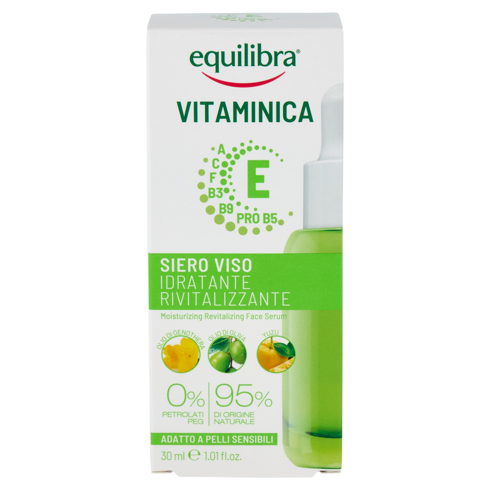 equilibra Vitaminica E Siero Viso Idratante Rivitalizzante 30 ml