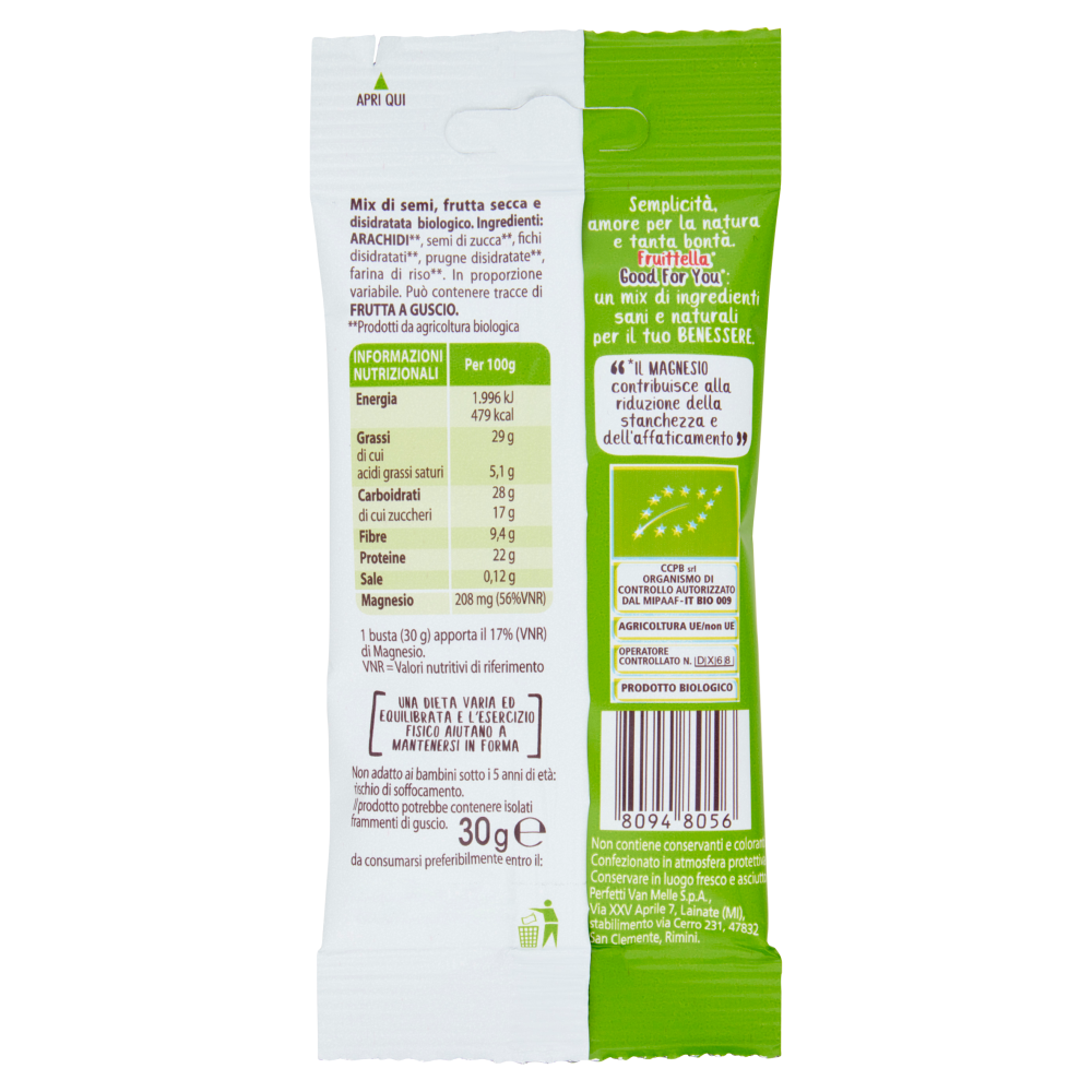 Fruit-tella Good For You* mix benessere Bio 30 g
