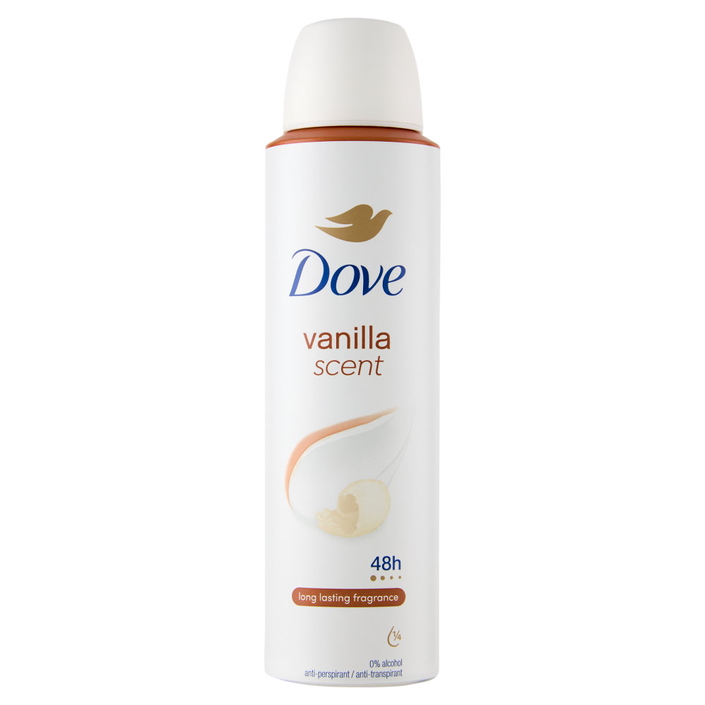 Dove vanilla scent anti-perspirant 150 ml