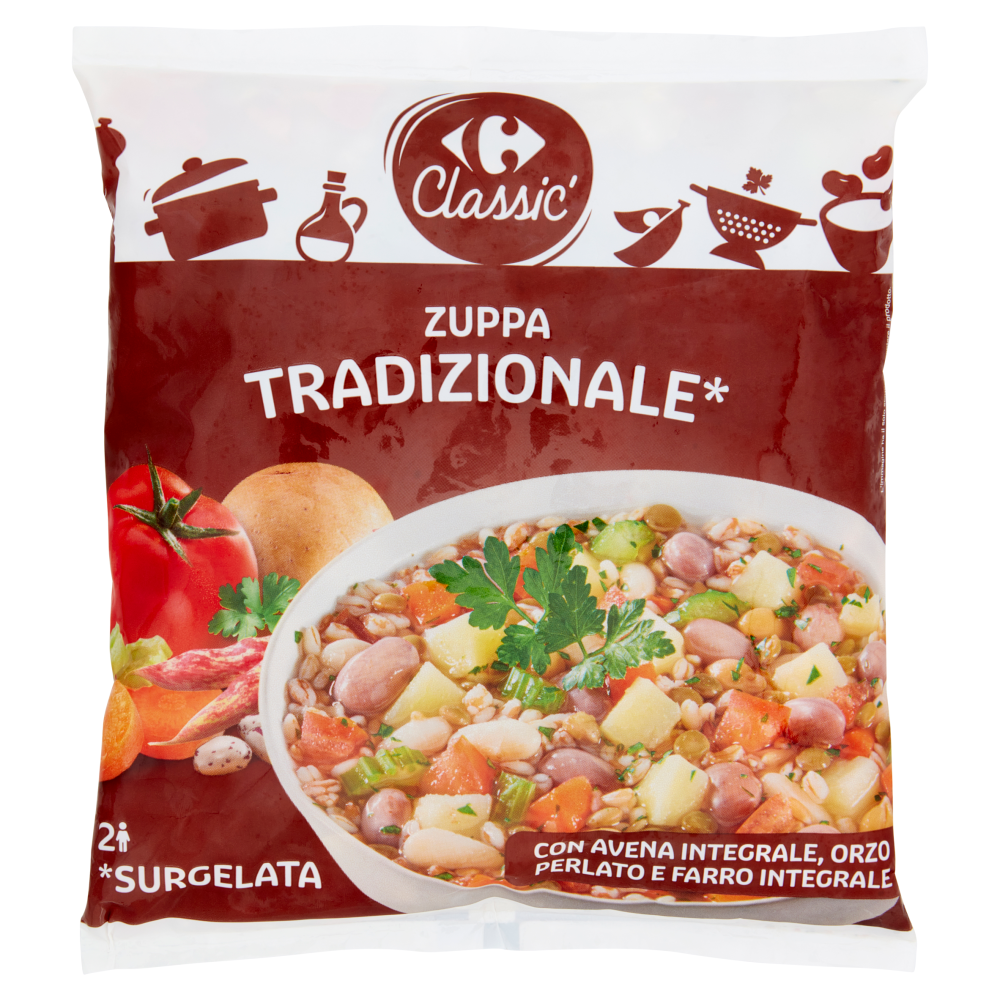 Carrefour Classic Zuppa Tradizionale Surgelata 600 g
