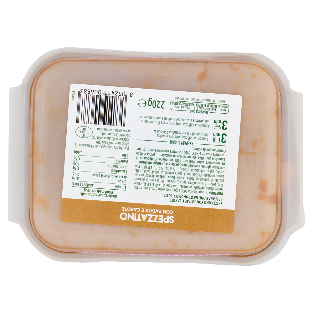 Viva la Mamma Spezzatino con Patate e Carote 220 g