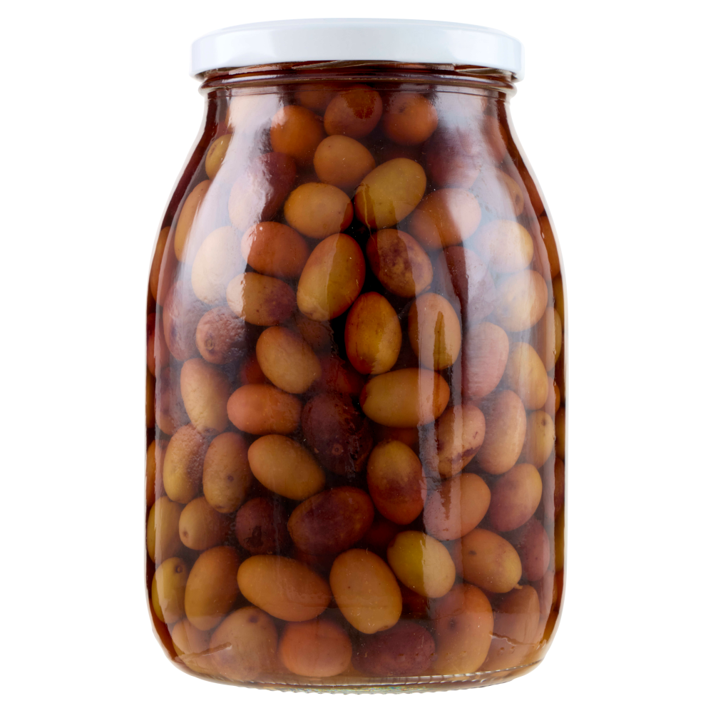 I Vaselli della Casa Olearia Taggiasca Olive Nere Riviera in salamoia 1100 g
