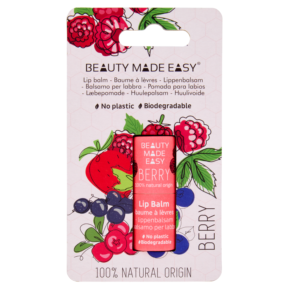 Beauty Made Easy Balsamo per labbra Berry 5,5 g
