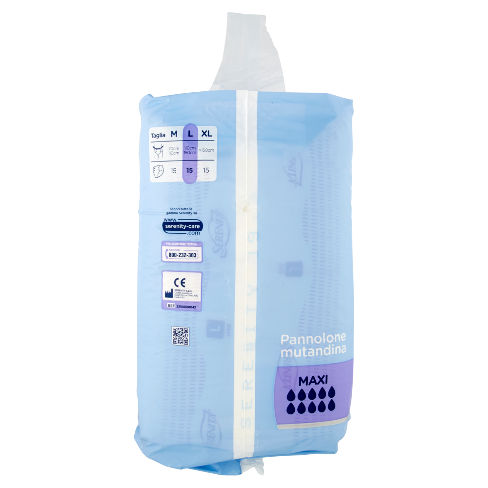 Serenity Pannolone mutandina Maxi Taglia L 15 pz
