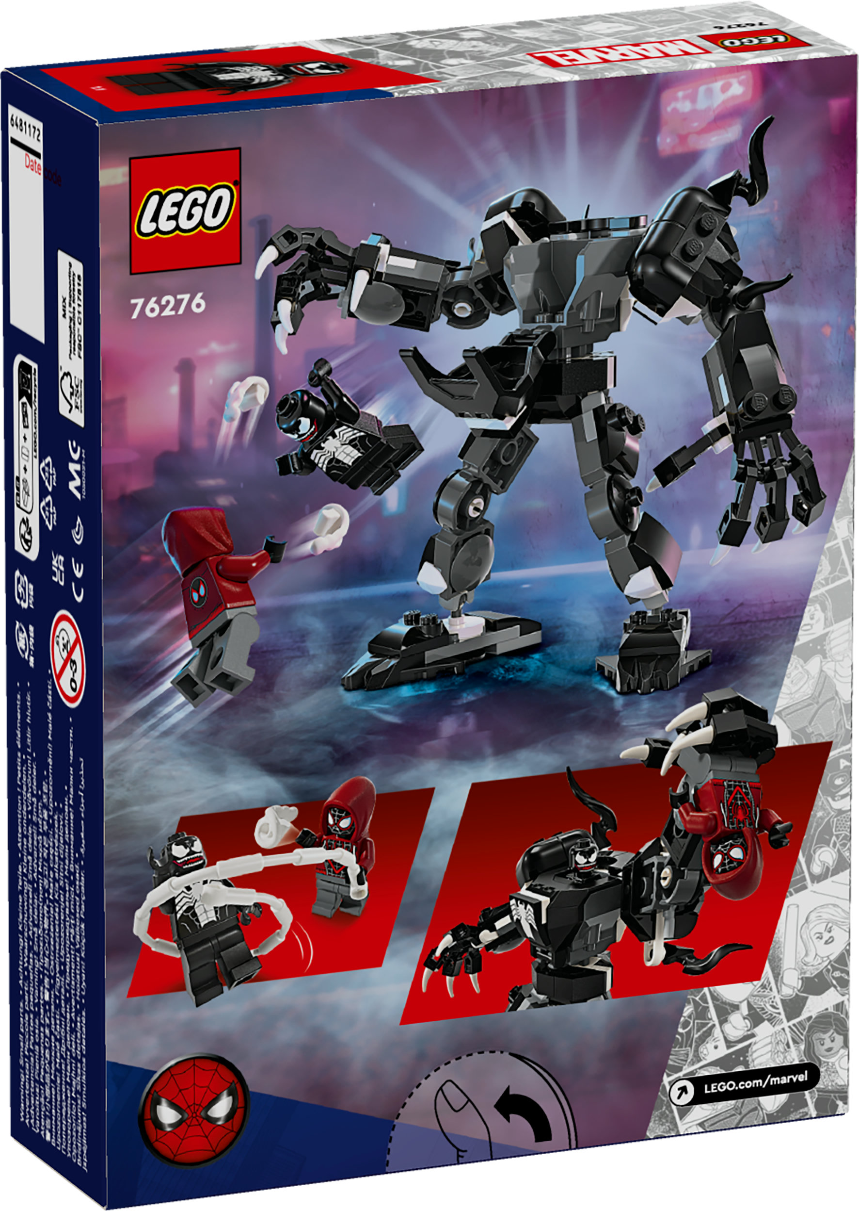 LEGO Mech di Venom vs. Miles Morales