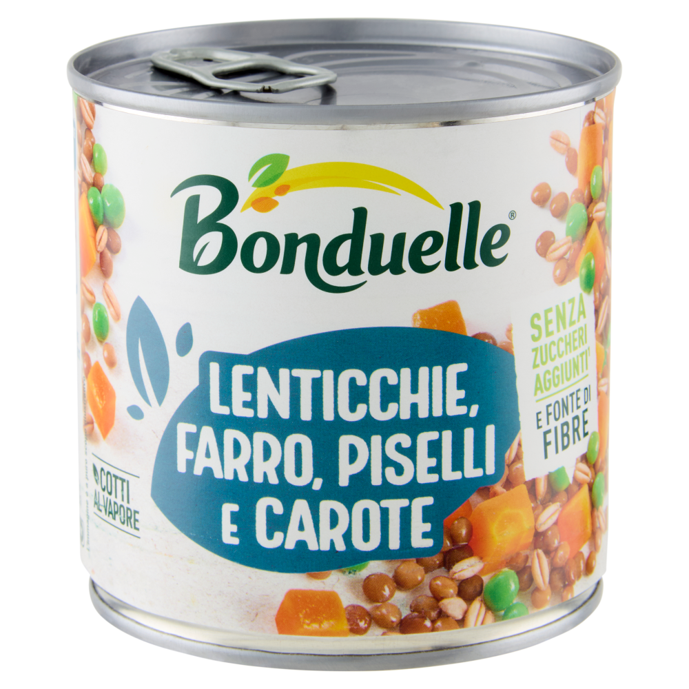 Bonduelle Lenticchie, Farro, Piselli e Carote 300 g