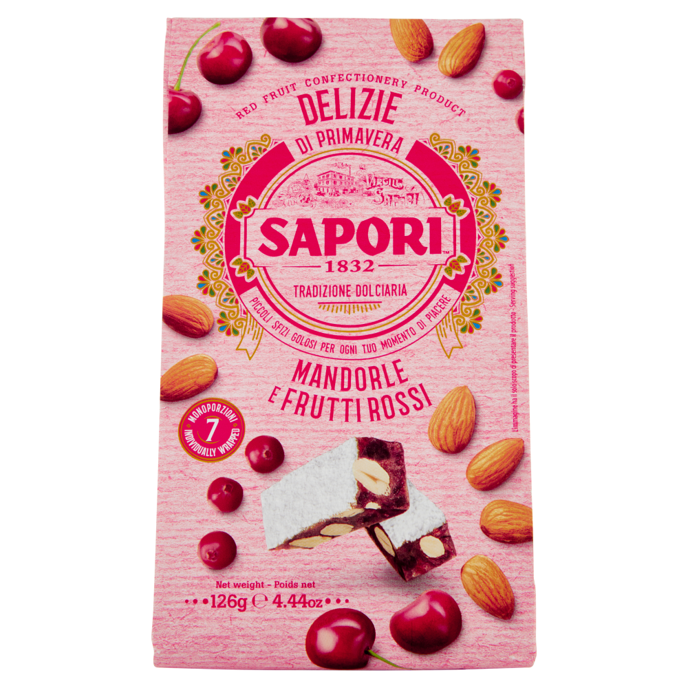 Sapori Delizie di Primavera Mandorle e Frutti Rossi 126 g