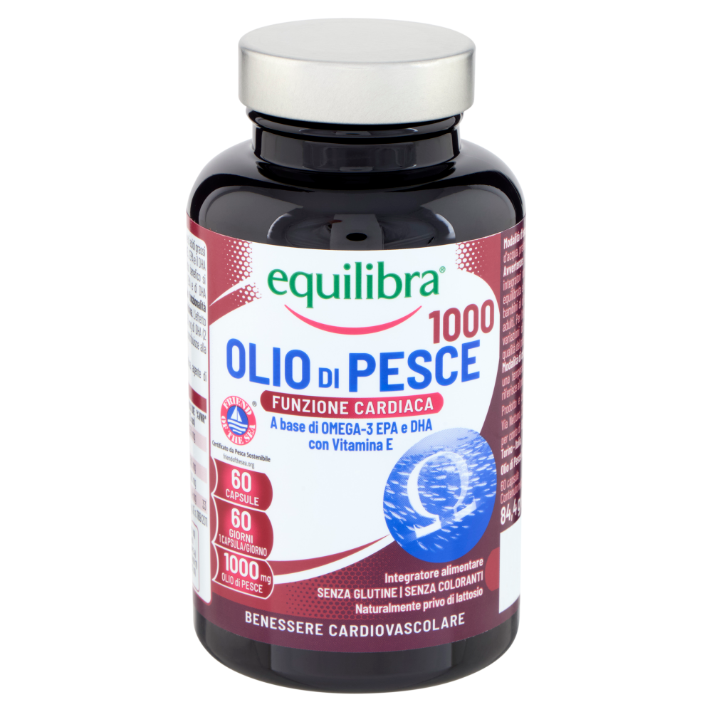 equilibra Olio di Pesce 1000 60 Capsule 84,4 g