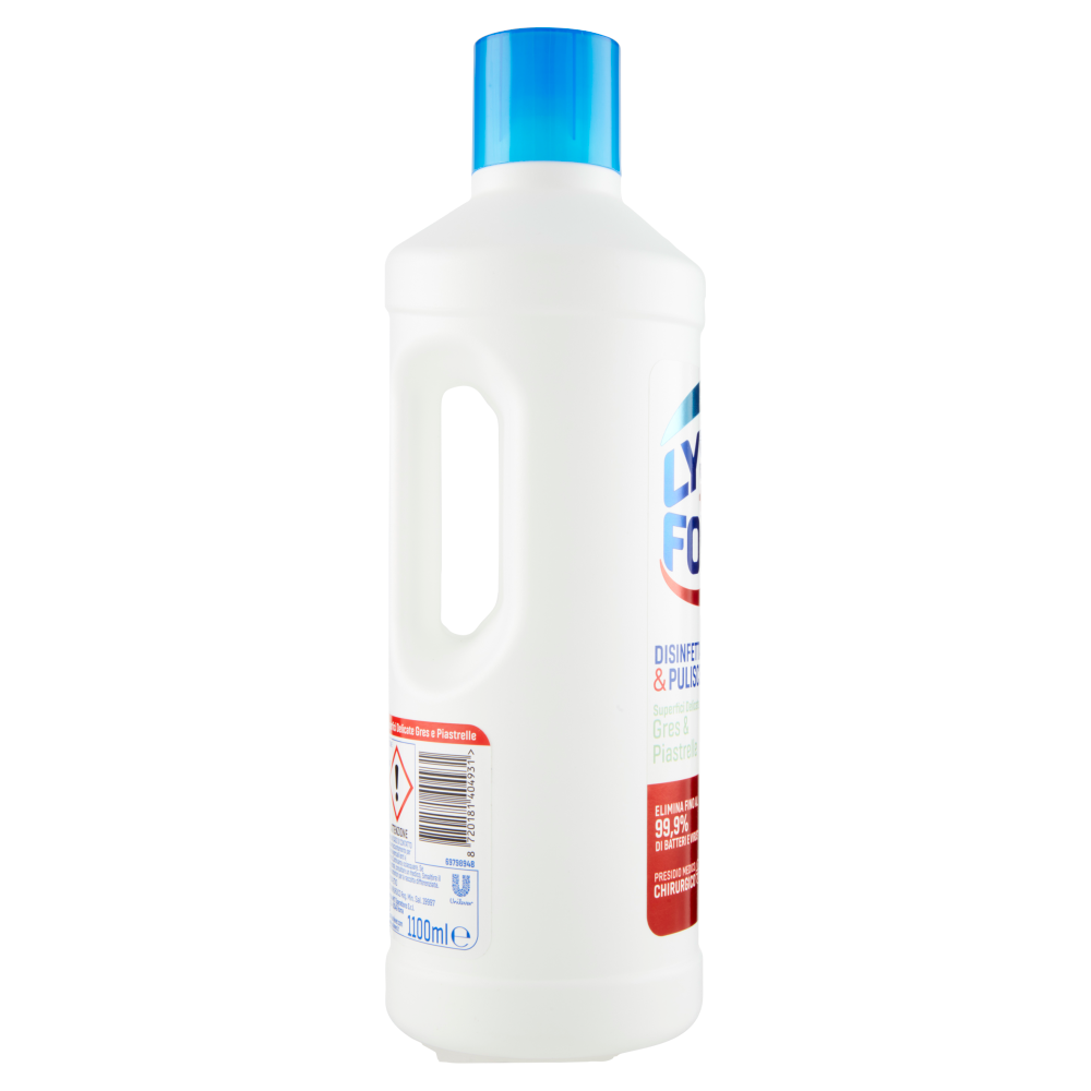 Lysoform Protezione Disinfetta & Pulisce Superfici Delicate Gres & Piastrelle 1100 ml