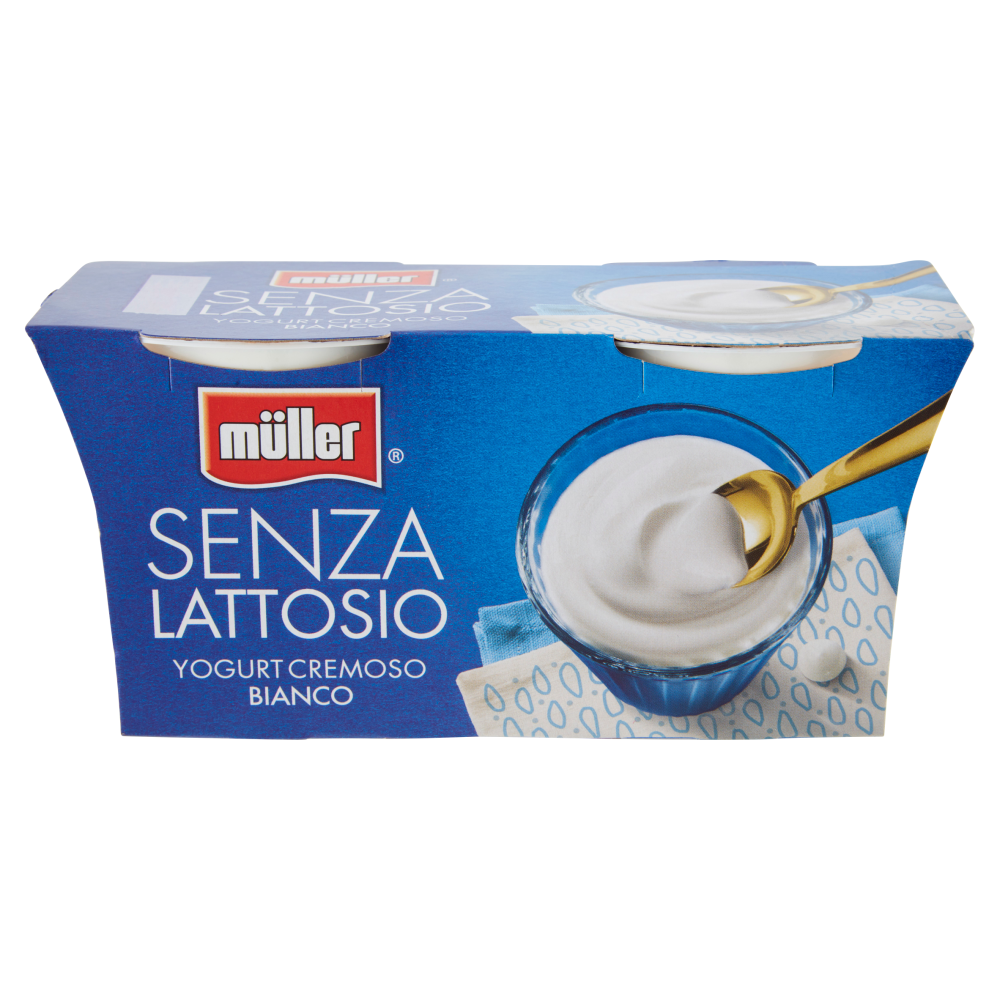 müller Senza Lattosio Yogurt Cremoso Bianco 2 x 125 g
