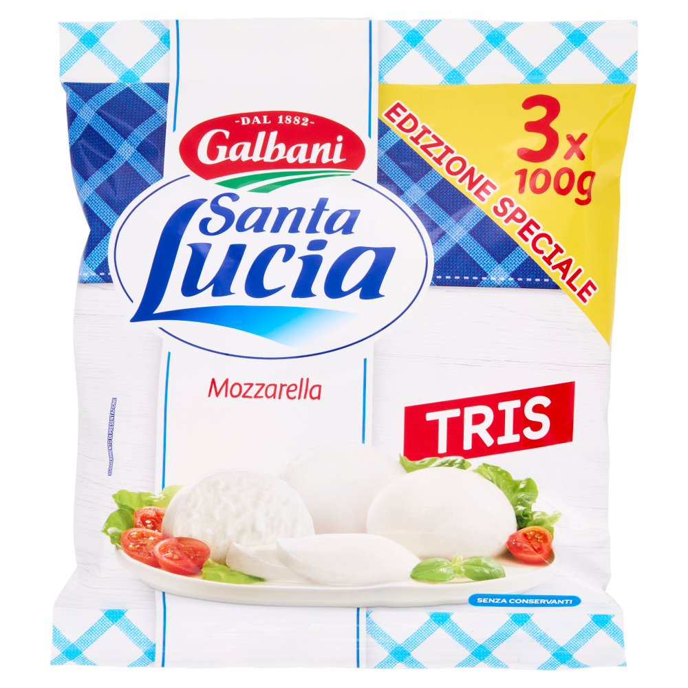 Galbani Santa Lucia Mozzarella Tris 3 x 100 g