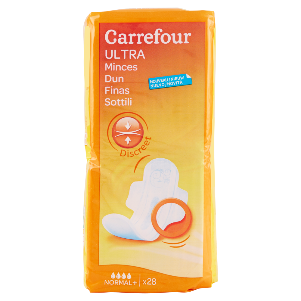 Carrefour Ultra Sottili Normal+ 28 pz