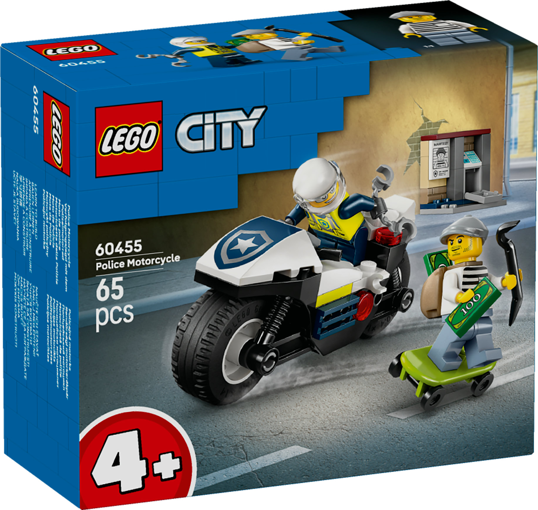LEGO City Inseguimento della moto della Polizia