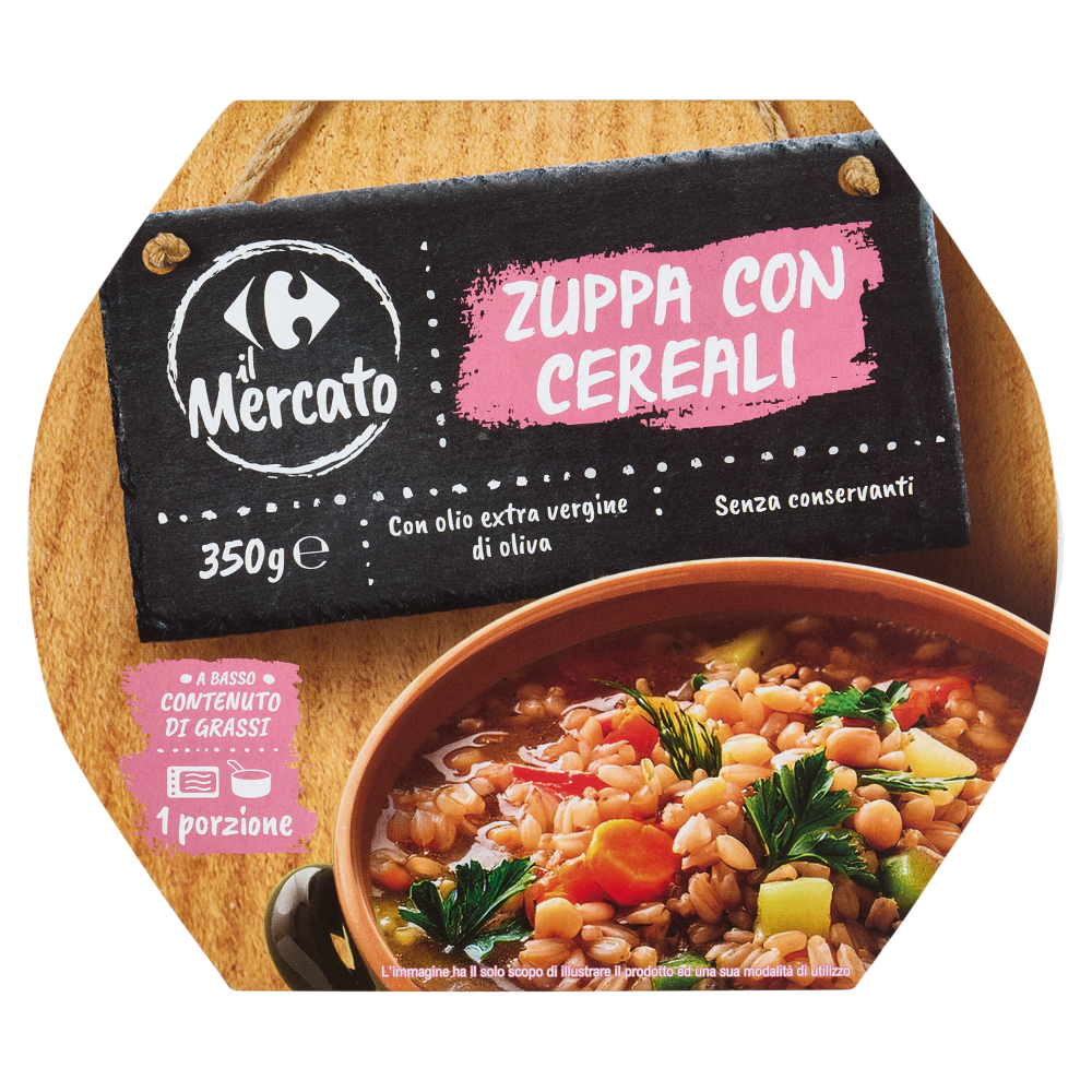 Carrefour il Mercato Zuppa con Cereali 350 g