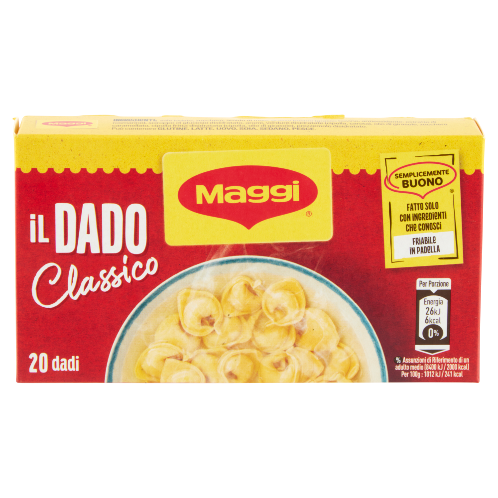 MAGGI Dado Classico preparato per brodo (20 dadi) 200 g