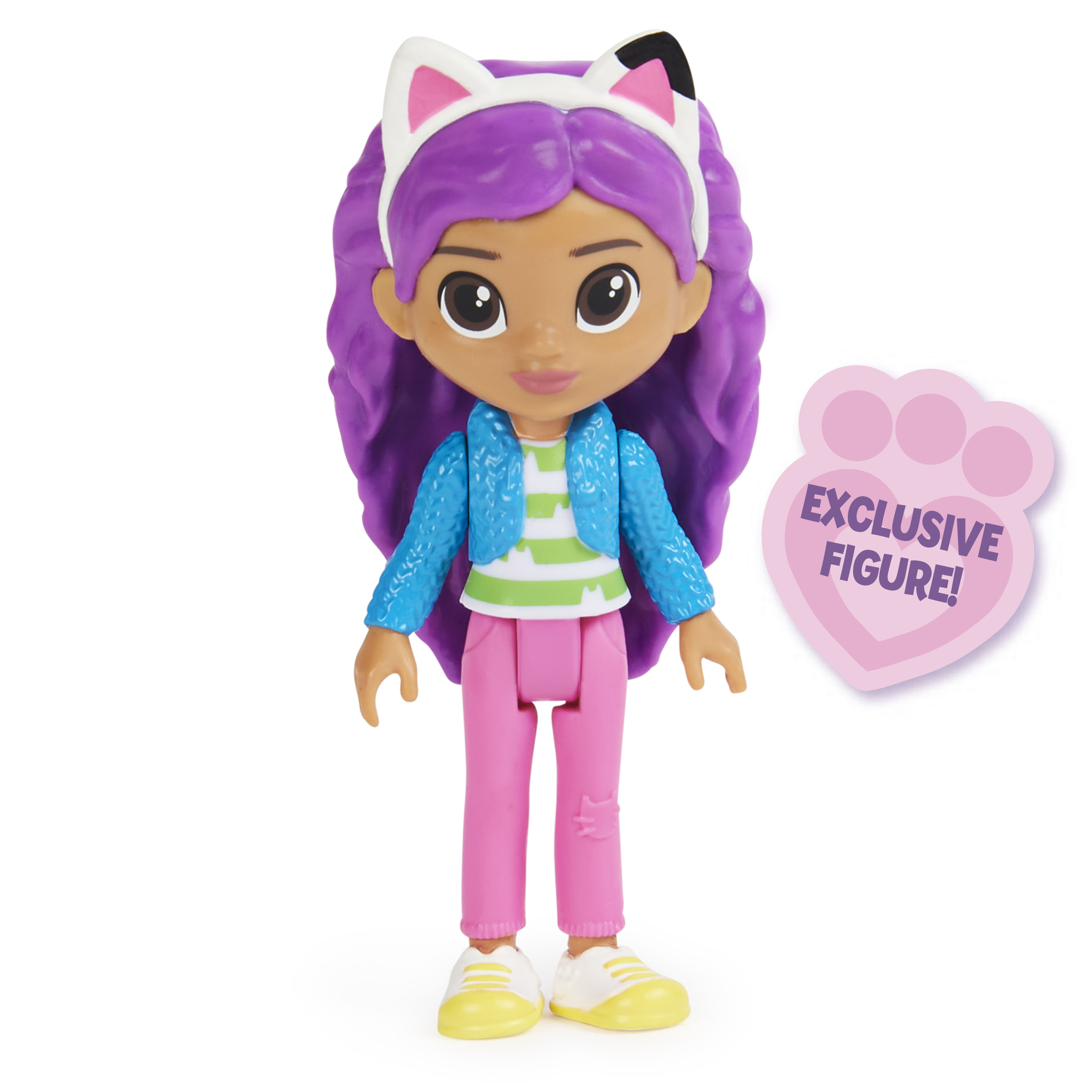 Gabby's Dollhouse , set di gioco trasformabile Garden Treehouse con luci, 2 personaggi, 5 accessori, 1 scatola con sorpresa, 3 mobili, giocattoli per bambini dai 3 anni in su