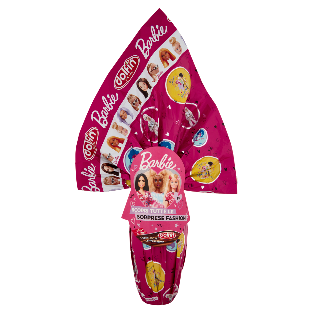 dolfin Uovo di Cioccolato al Latte Finissimo Barbie 220 g