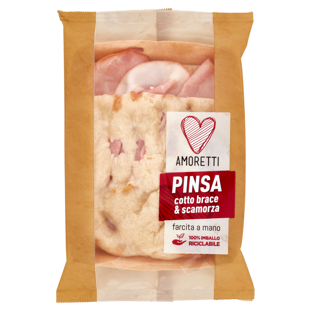 Amoretti Pinsa cotto brace & scamorza 140 g