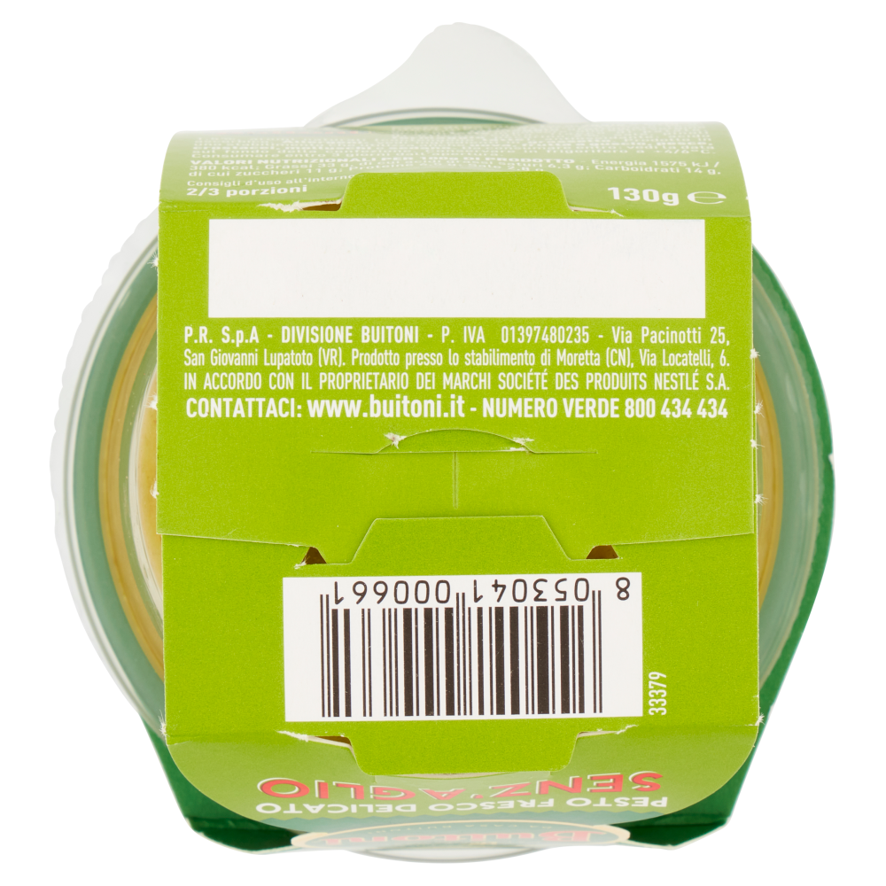 Buitoni Pesto Fresco Delicato Senz'Aglio 130 g