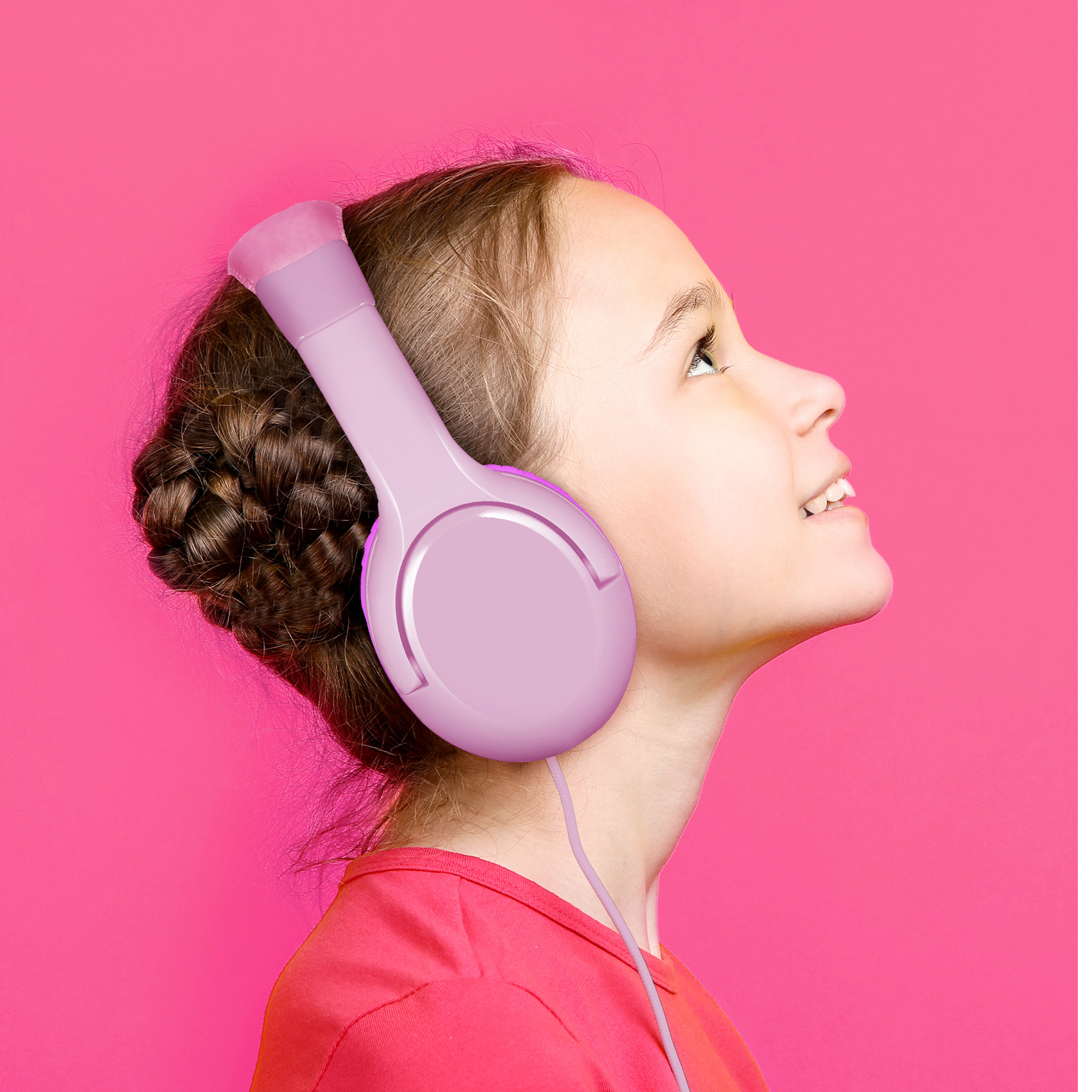 Celly KidsBeat Cuffie Cablato A Padiglione MUSICA Rosa
