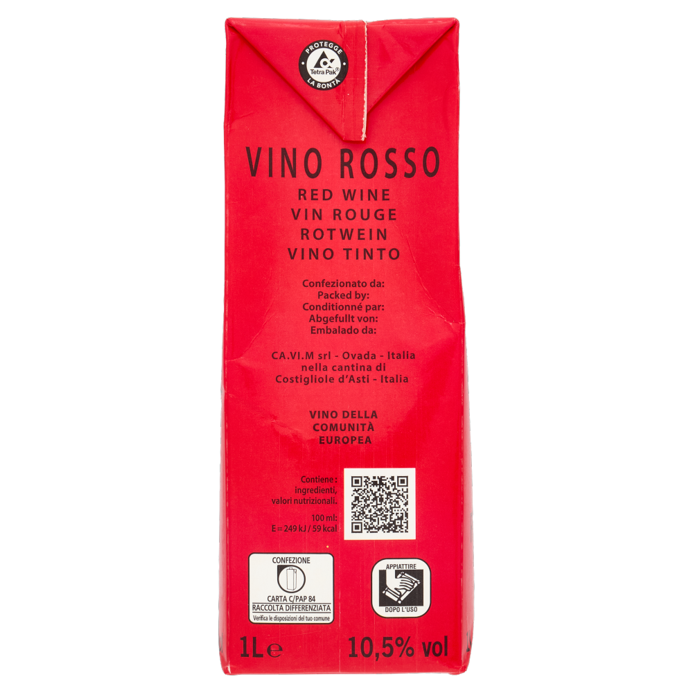 La Buona Vendemmia Vino Rosso 1 L