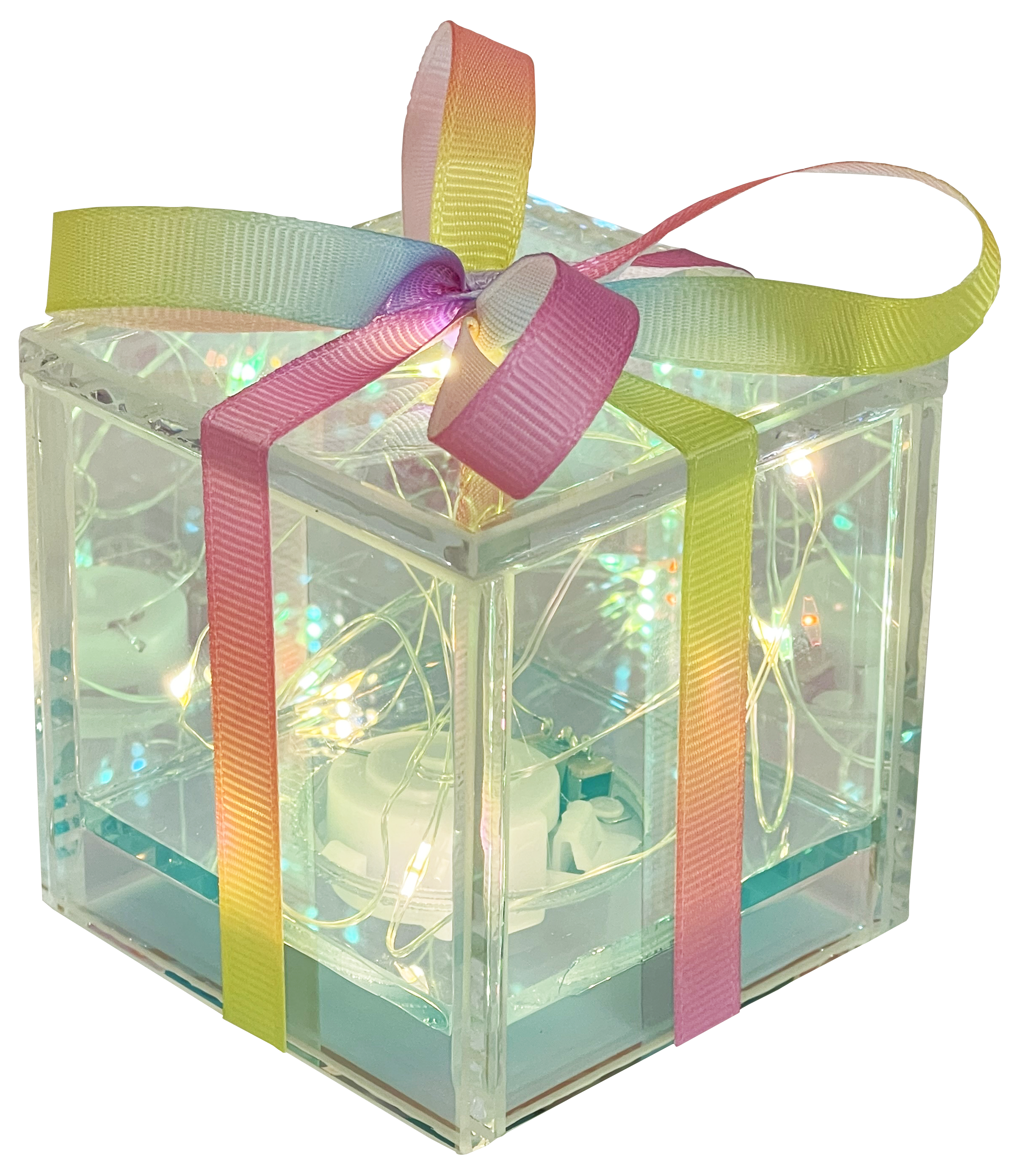 Giocoplast Pacco Regalo Crystal 7 cm LED