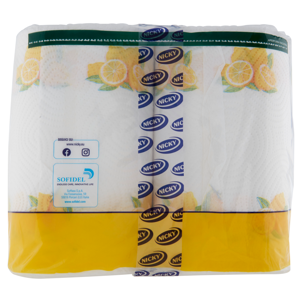 Nicky Limone Carta Cucina 6 pz