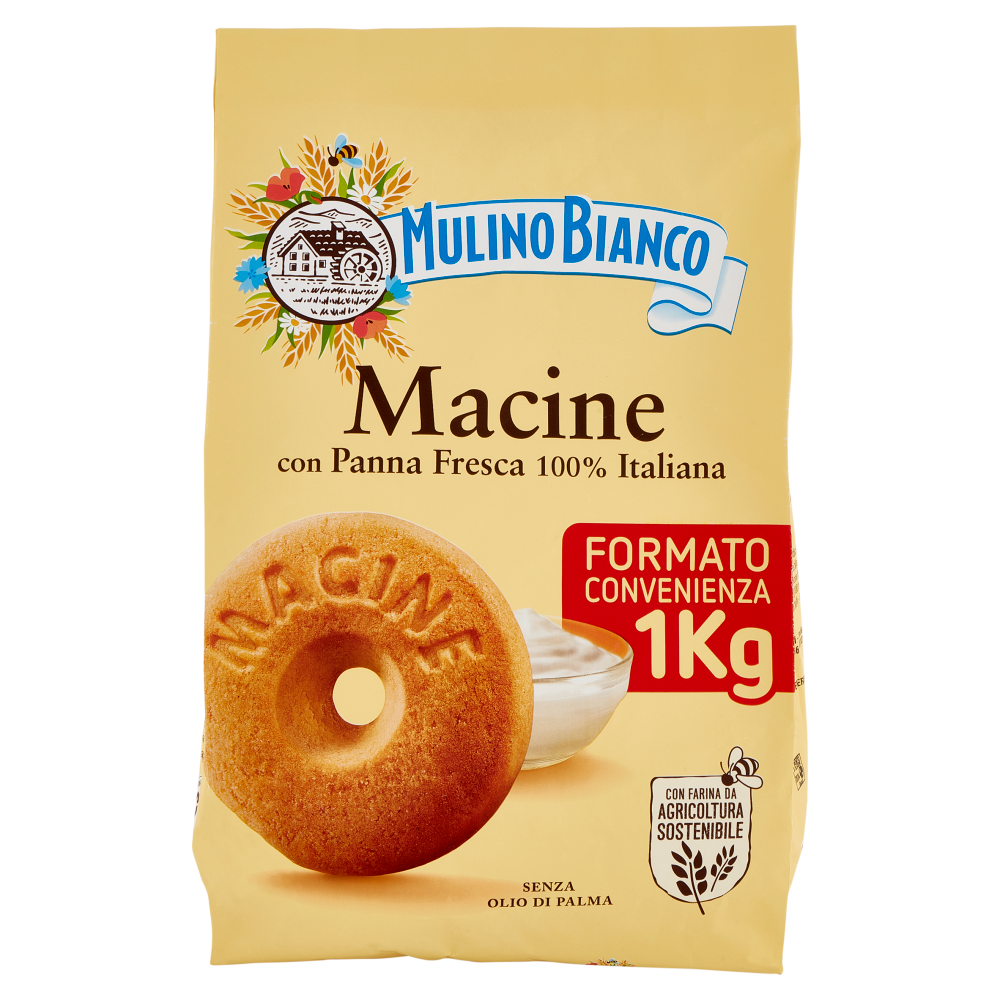 Mulino Bianco Macine Biscotti con Panna Fresca 1Kg