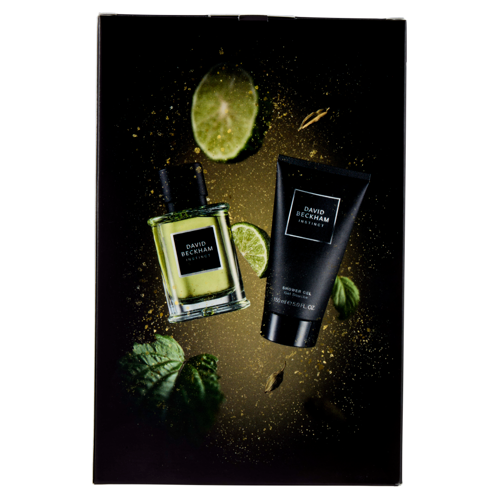 David Beckham Xmas25 Maschile Eau de Parfum 50 ml + Shower Gel 150 ml Instinct 