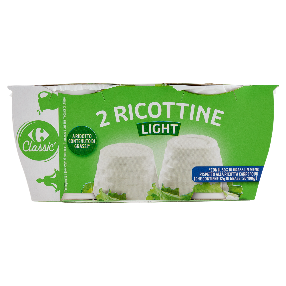 Carrefour Classic 2 Ricottine Light 2 x 100 g