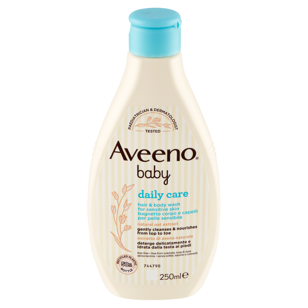 Aveeno baby daily care bagnetto corpo e capelli per pelle sensibile 250 ml