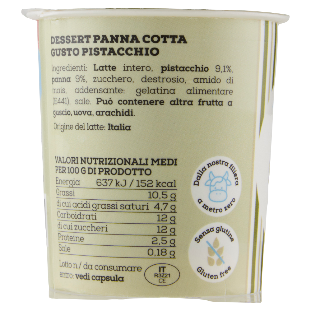 Azienda Agricola Fusero Panna Cotta Pistacchio 125 g