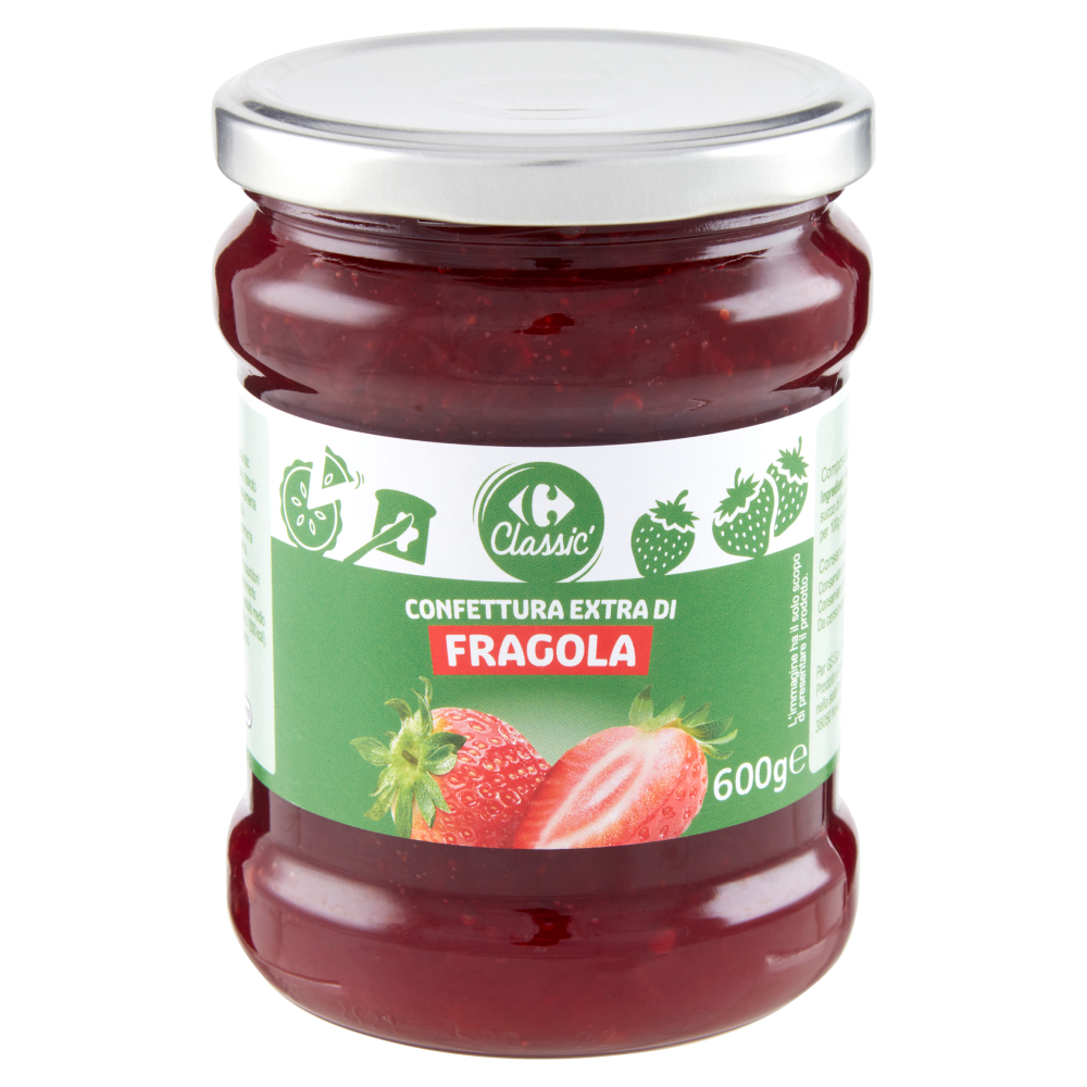 Carrefour Classic Confettura Extra di Fragola 600 g