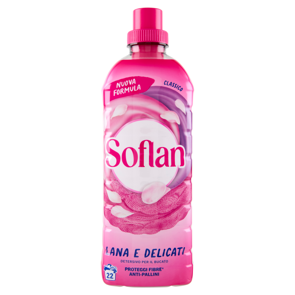 Soflan detersivo liquido Classico, per lana e delicati 900 ml