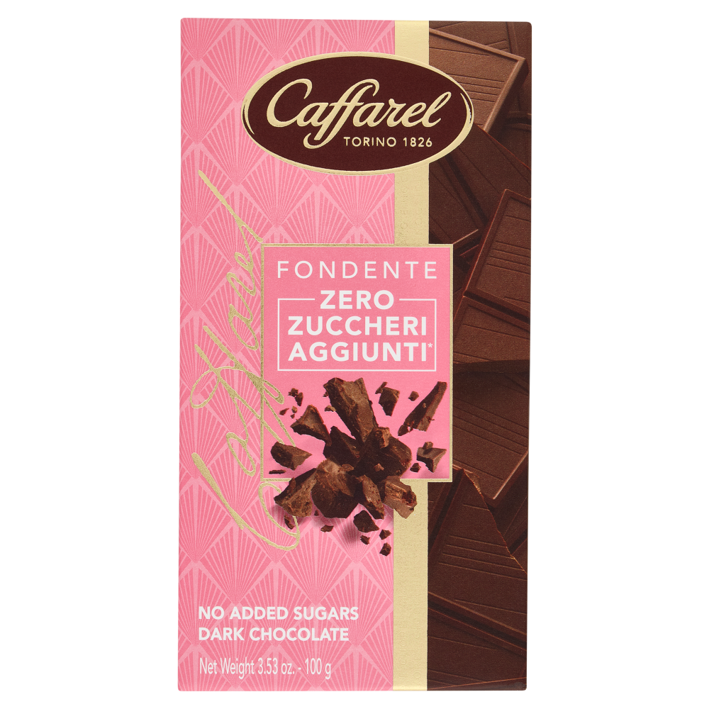 Caffarel Tavoletta Cioccolato fondente senza zucchero 100 g